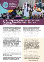 A Call to Protect, Promote and Support Exclusive Breastfeeding in West and Central Africa