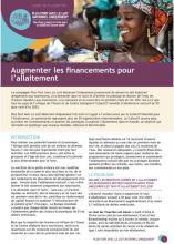 Augmenter les financements pour l’allaitement